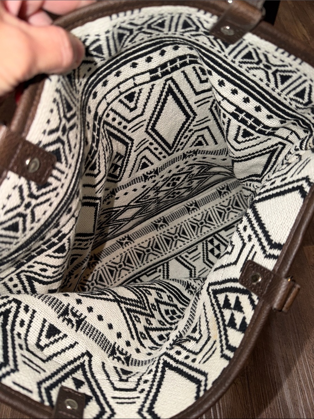 Thirty one reversible tote in Rio Weave Pattern - Picture 3 of 4